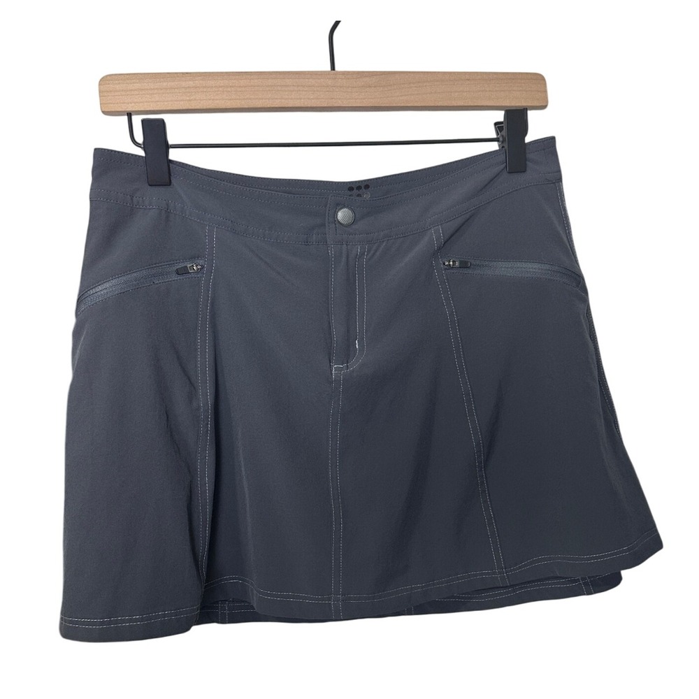 Title Nine Nimbelene Skirt‎ with Shorts Athletic Activewear Pockets Gray Size 4